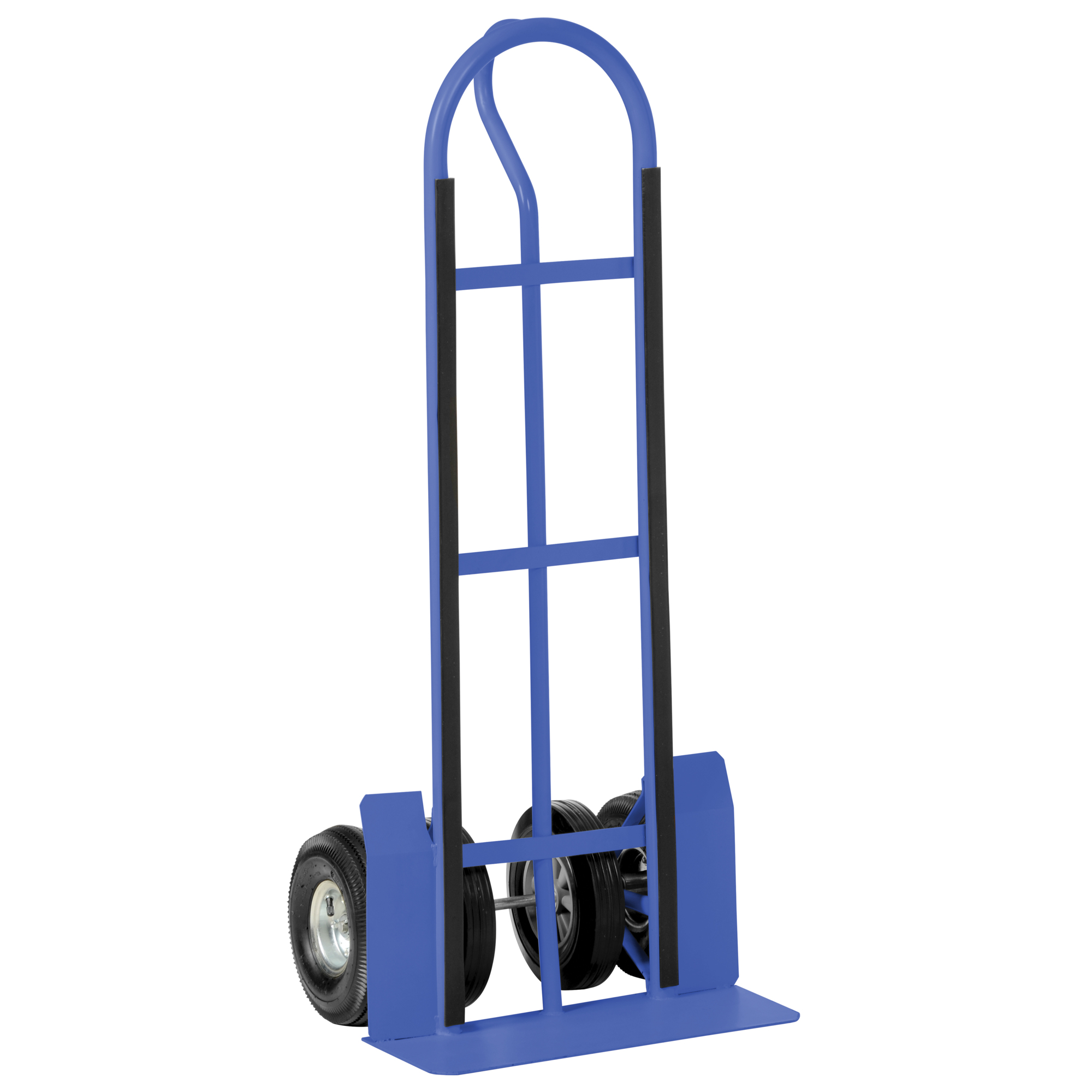 Vestil P-Handle Hand Truck - 52in. Height, Dual Wheels, 600-Lb. Capacity, Steel, Model# SPHT-500S-DW